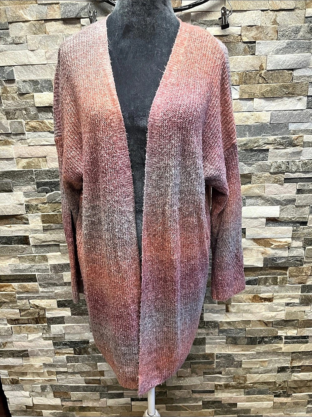 American Eagle Women's Color Block Cardigan Medium